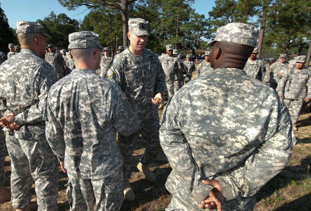 Marching Orders: USARC NCOs step out on ruck march
