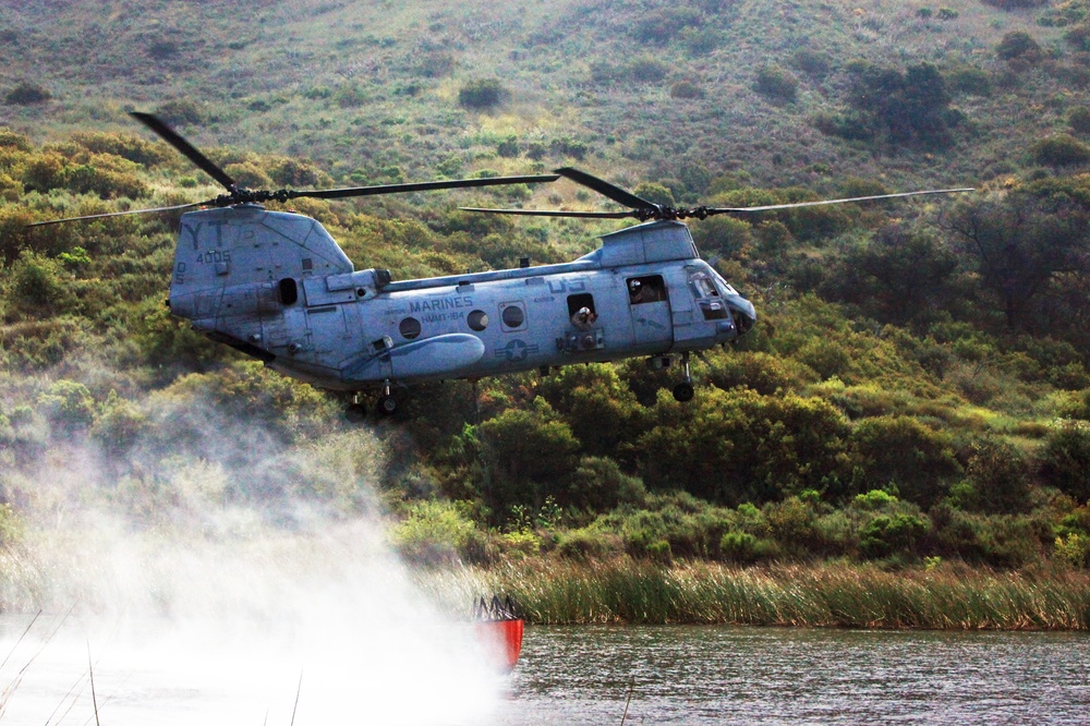 3rd MAW showcases helicopter firefighting capabilities