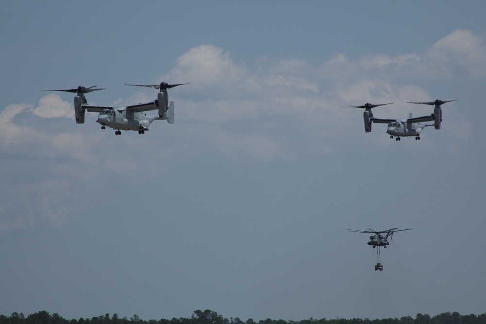 Marines celebrate 100 years of aviation with Cherry Point community