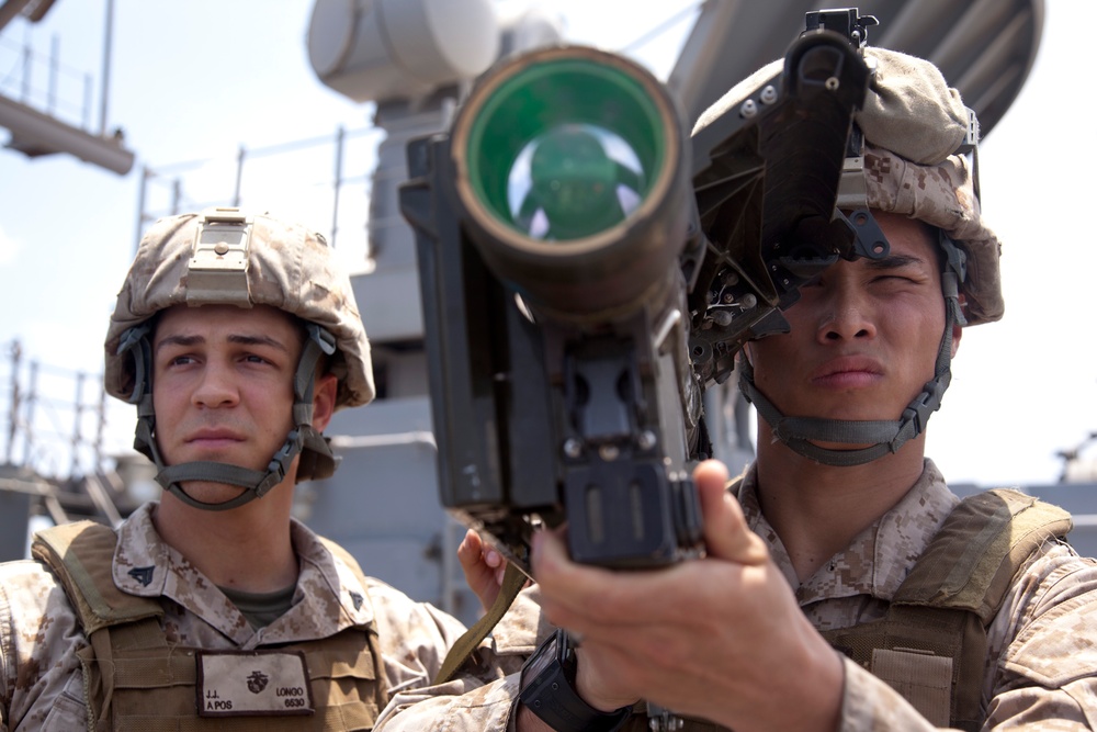 Marines maintain security while deployed