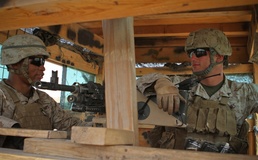 Marines in Afghanistan thinking about mom at home
