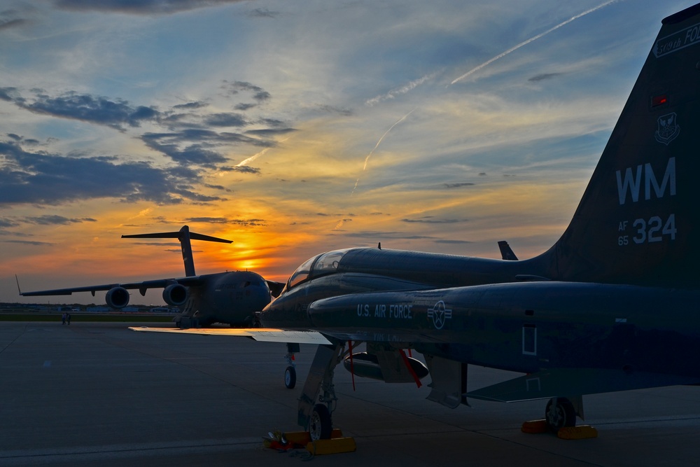 Sun sets on 128th Air Refueling Wing Military Display