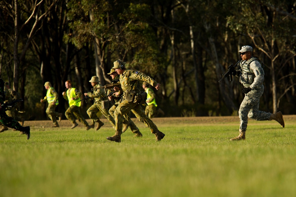 US soldiers compete in 2012 Australian Army Skill at Arms Meeting