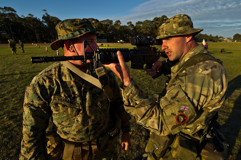 US Marines participate in AASAM 2012