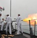 Firing a 40 mm saluting battery
