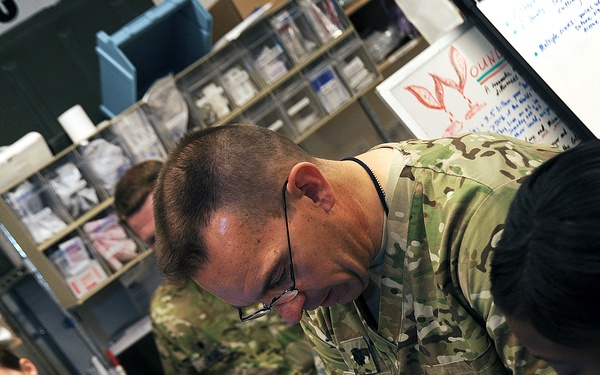 FST members practice suture techniques