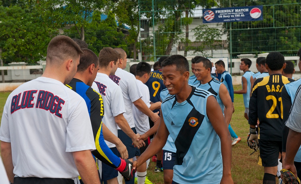 Friendly sports day in Jakarta