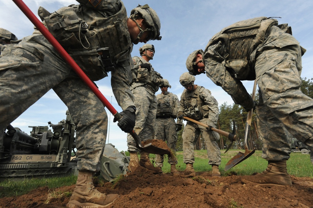 M777 fire exercise