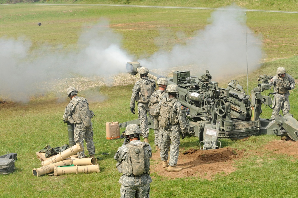 M777 fire exercise