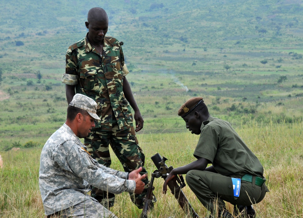 Texas National Guardsmen exchange best practices with Burundi soldiers