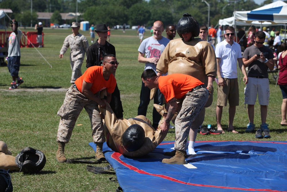 2nd Marine Logistics Group celebrates military spouse appreciation day