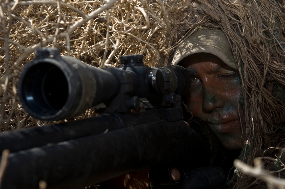 9th female sniper in Air Force history