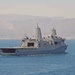 USS New York transits the Gulf of Aqaba