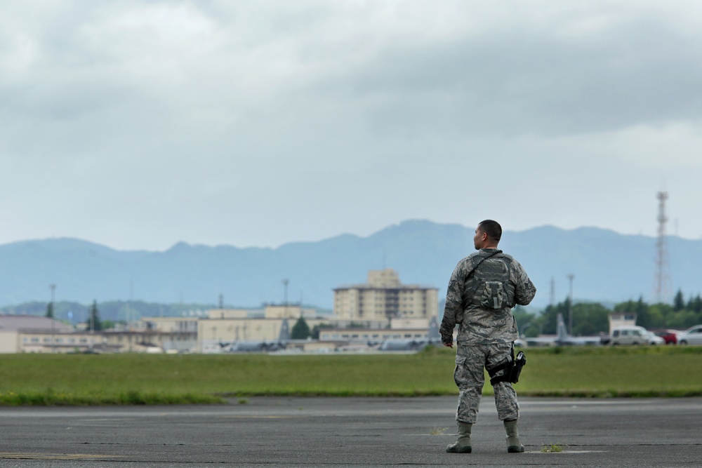 Team Yokota conducts emergency management exercise during consolidated unit inspection