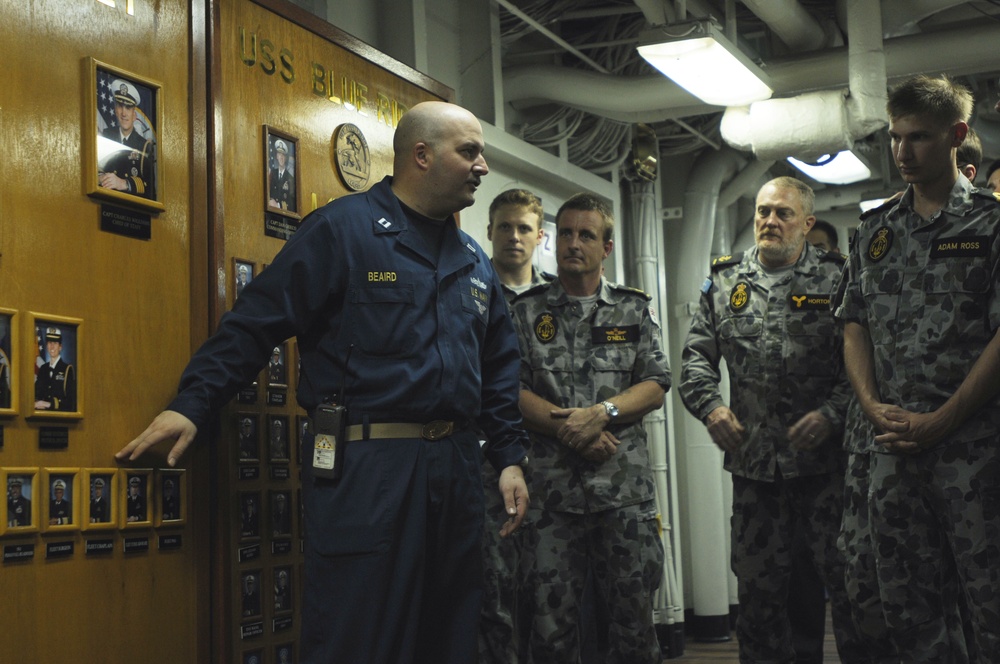 USS Blue Ridge tour