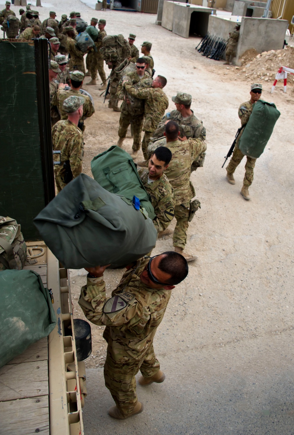 The 1st ACB begins redeployment to home station