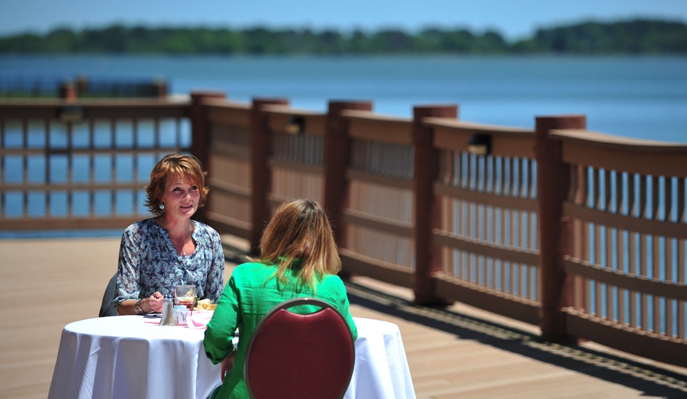 Spouse Appreciation Day: A quiet lunch along the water