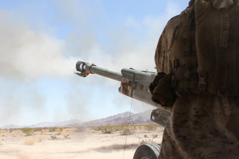 Marines fire away Desert Fire Exercise 2012