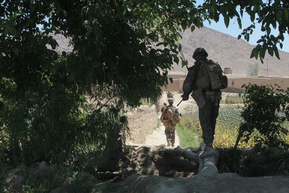 1/8 Marines patrol through Kajaki district