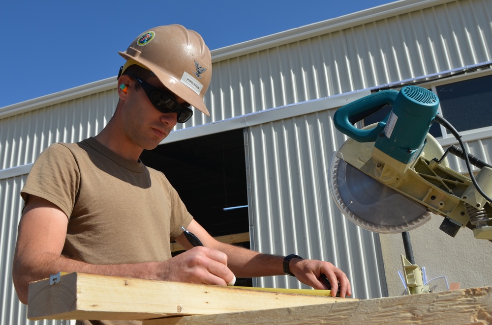 Seabees construct Joint Operations Center for Exercise Eager Lion 12