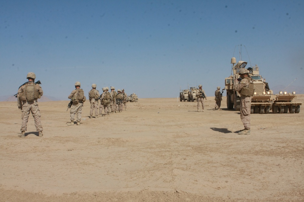 2/4 Marines trains in Musa Qala