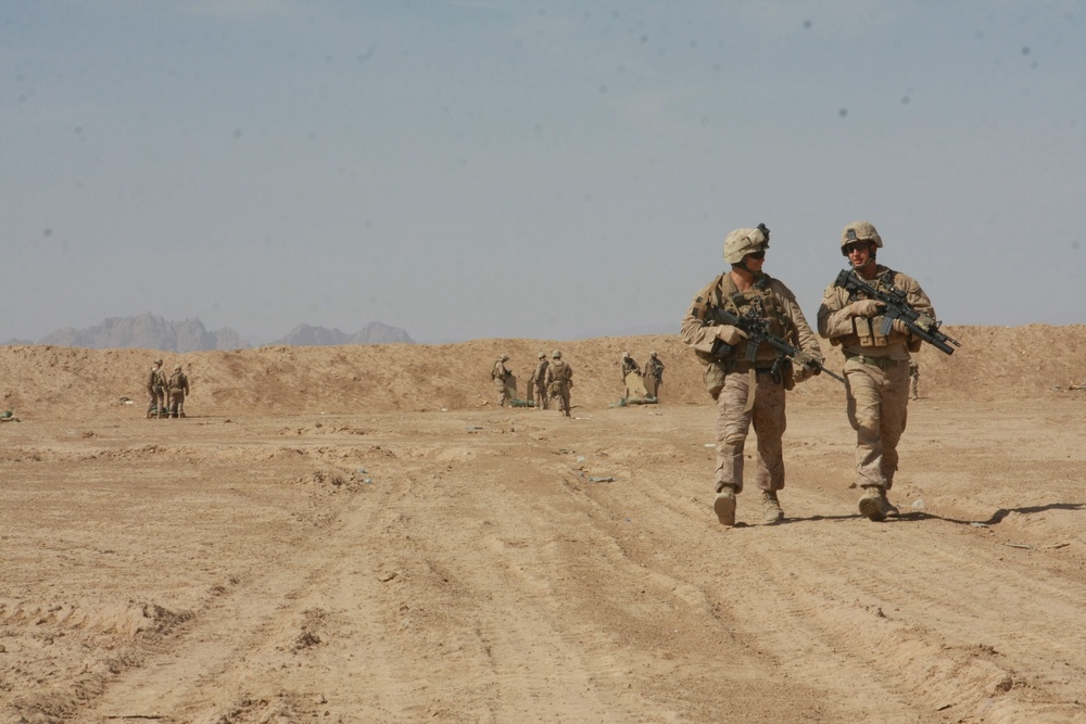 2/4 Marines trains in Musa Qala