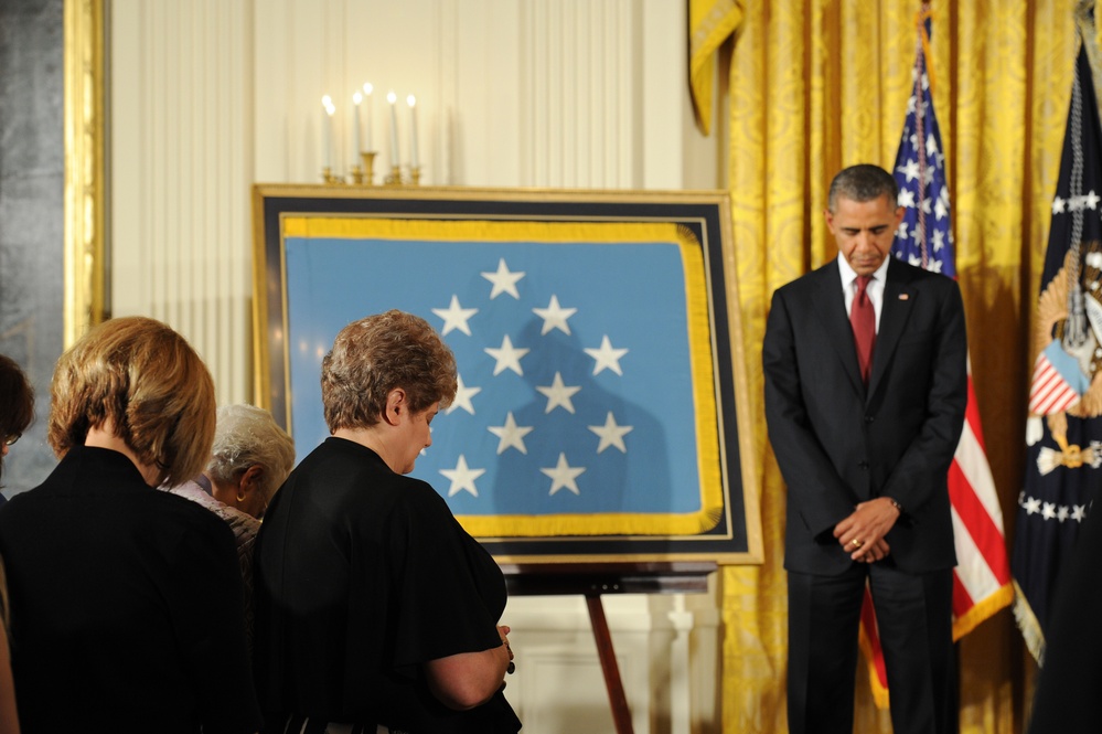 White House Medal of Honor Ceremony for Specialist Four Leslie H. Sabo, Jr.