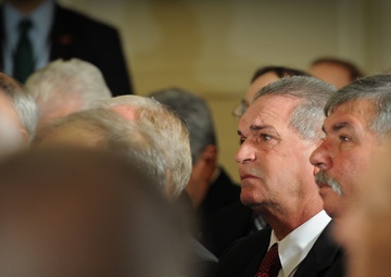 White House Medal of Honor Ceremony for Specialist Four Leslie H. Sabo, Jr.