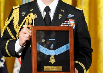 White House Medal of Honor Ceremony for Specialist Four Leslie H. Sabo, Jr.