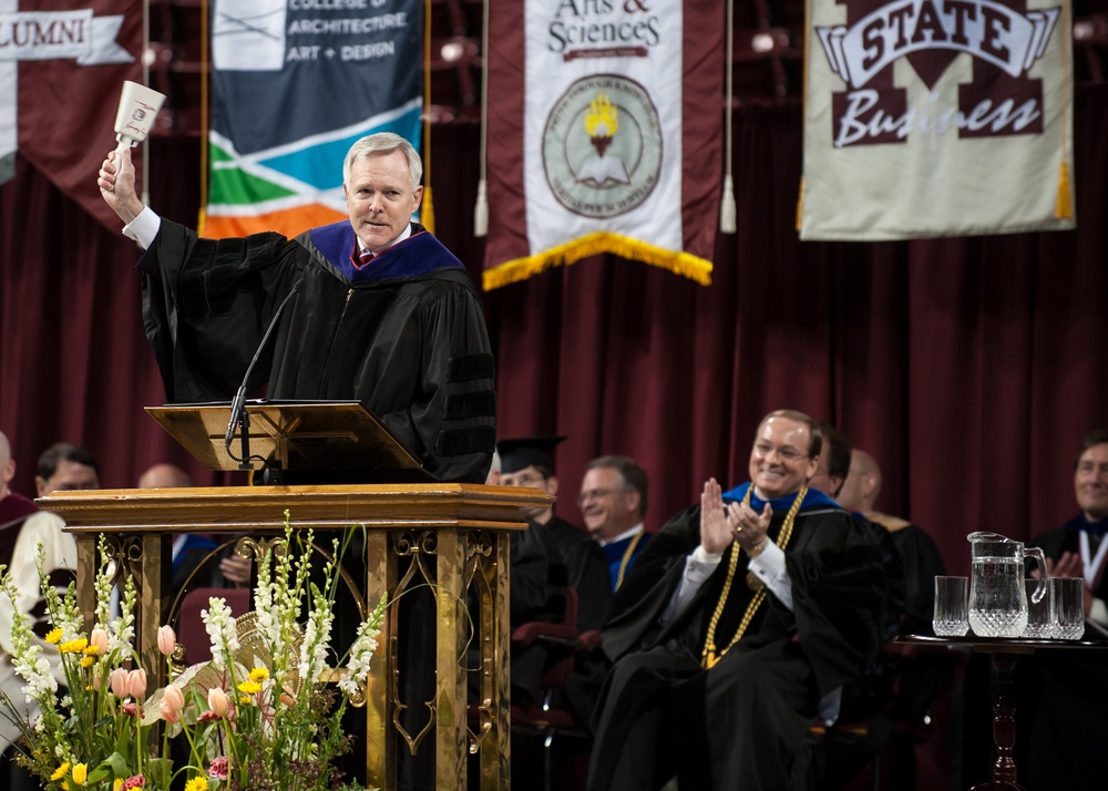 Secretary of the Navy delivers keynote address at Mississippi State University