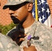 Purple Heart recipient at Fort Detrick