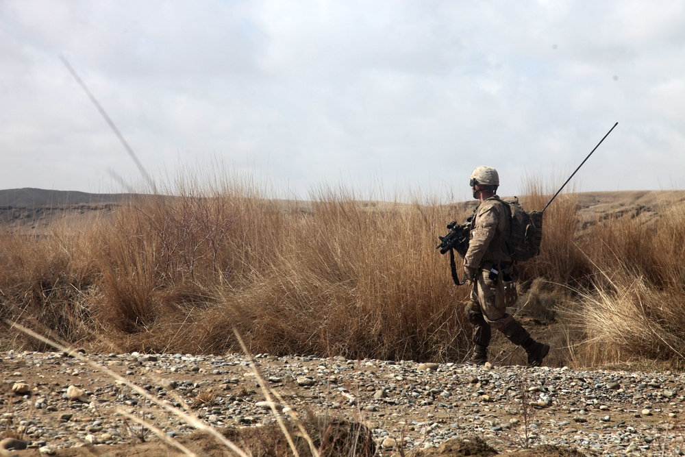 3/7 patrols in Sangin