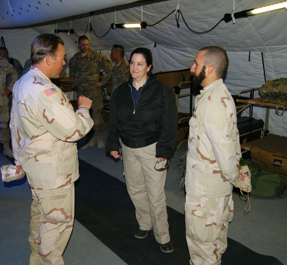 Assistant secretary of the Army visits Afghanistan