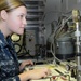 USS Abraham Lincoln sailor at work