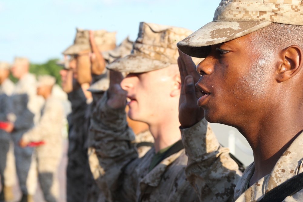 MCRD Parris Island Eagle, Globe and Anchor Ceremony