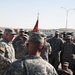 Army leadership visits troops