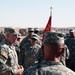 Army leadership visits troops