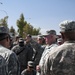 Army leadership visits troops