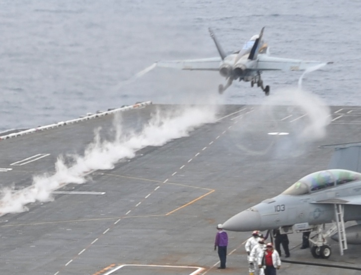 Nimitz continues carrier qualifications and flight operations