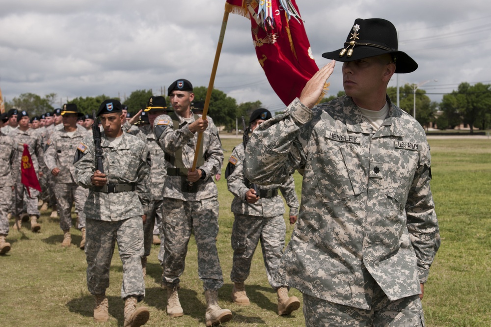 GREYWOLF battalions change command on Cooper Field