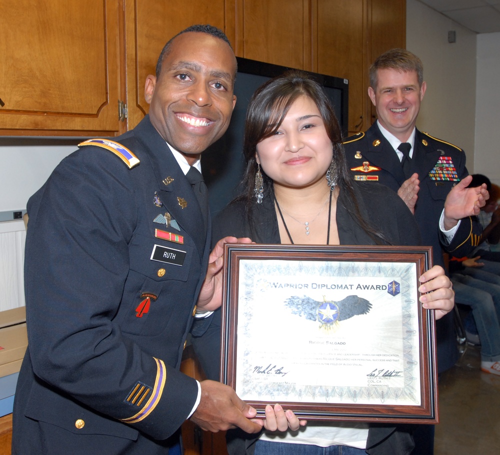 85th CA Brigade recognizes CATE students during Military Appreciation Day