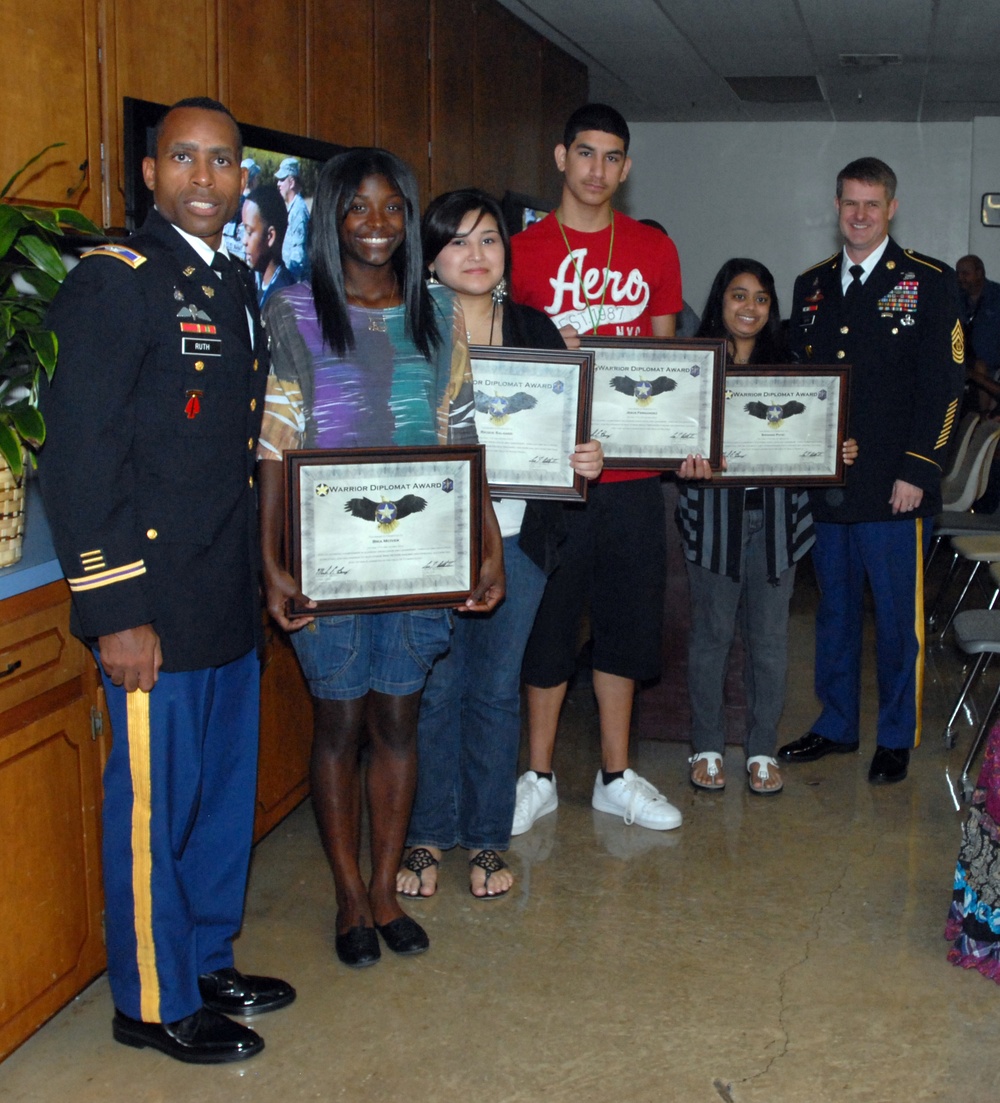 85th CA Brigade Recognizes CATE Students during Military Appreciation Day