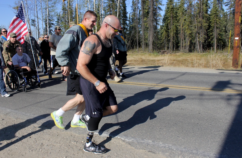 Wounded Warriors return home to Alaska