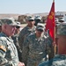 Army leadership visits troops in Jordan