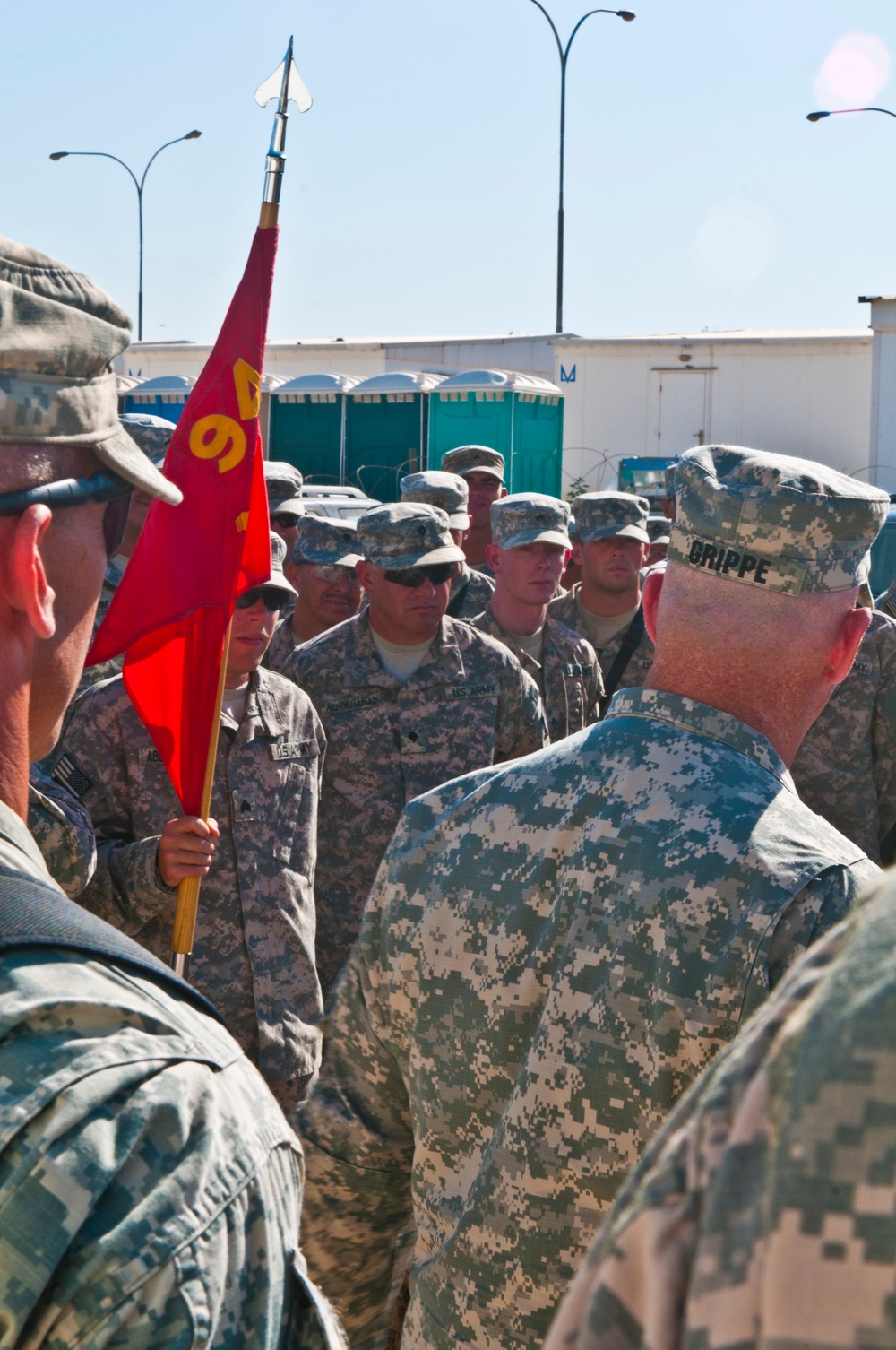 Army leadership visits troops in Jordan