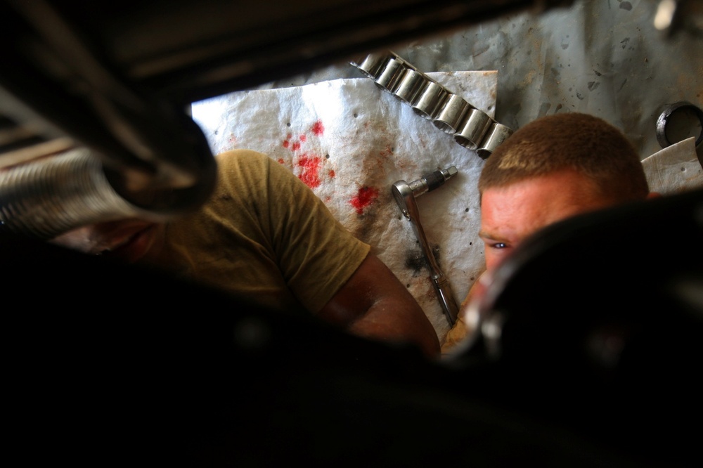 Faces of the 24th Marine Expeditionary Unit; Part Nine: Lance Cpl. Bryan Planty, a motor transportation mechanic