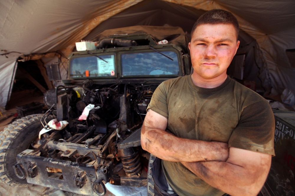 Faces of the 24th Marine Expeditionary Unit; Part Nine: Lance Cpl. Bryan Planty, a motor transportation mechanic