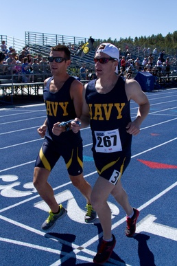 Team Navy/Coast Guard excels at track events at Warrior Games