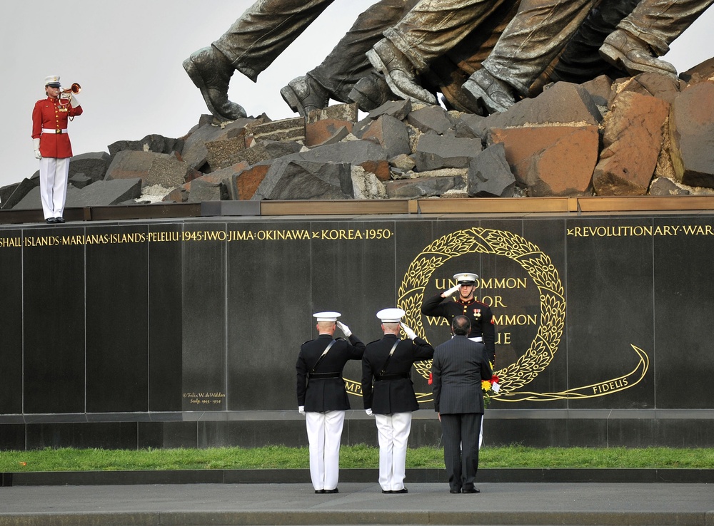 Wreath laying ceremony