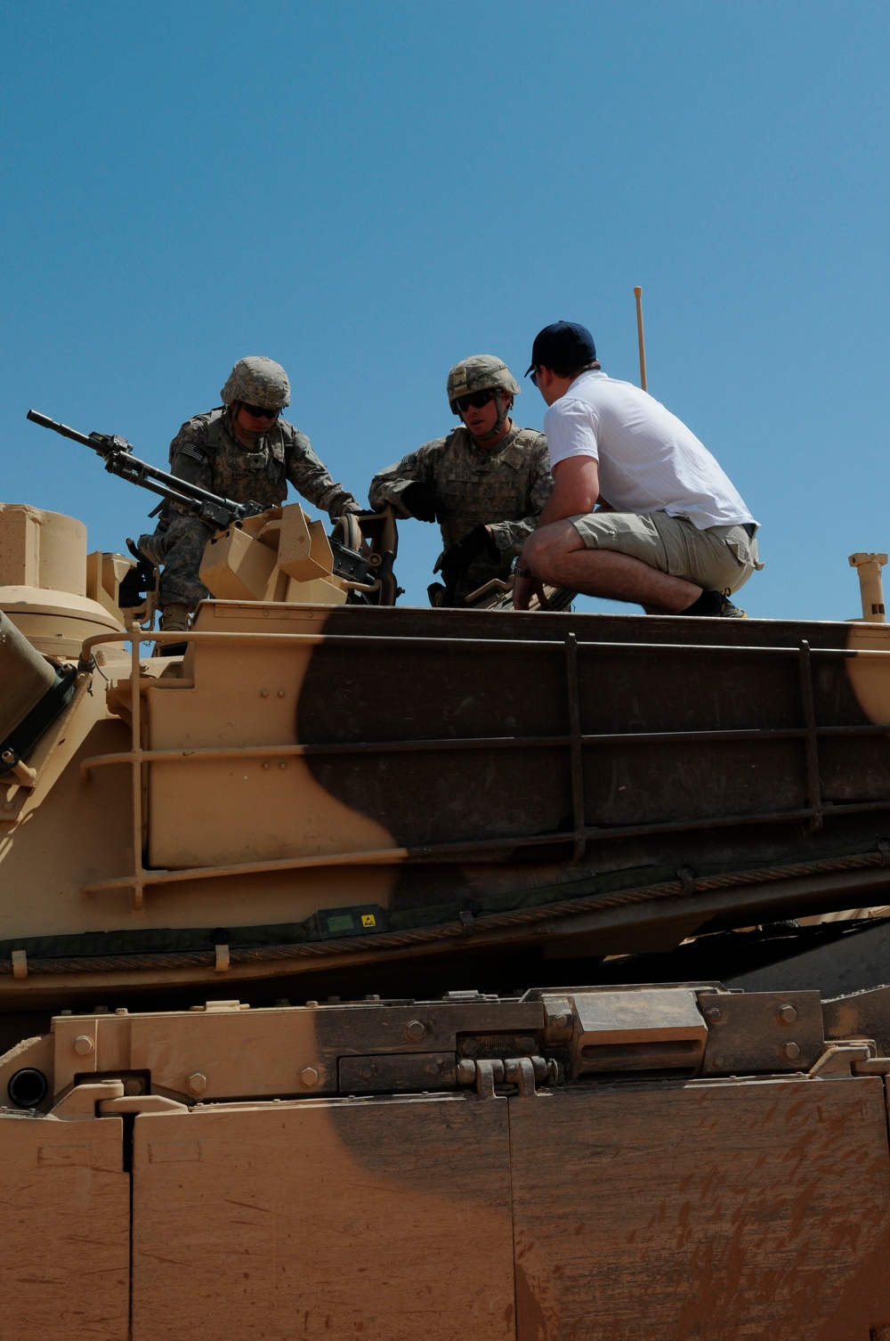 Vice Chief of Staff of the Army speaks with soldiers